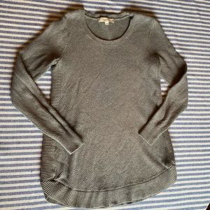 LOFT Grey Tunic Sweater